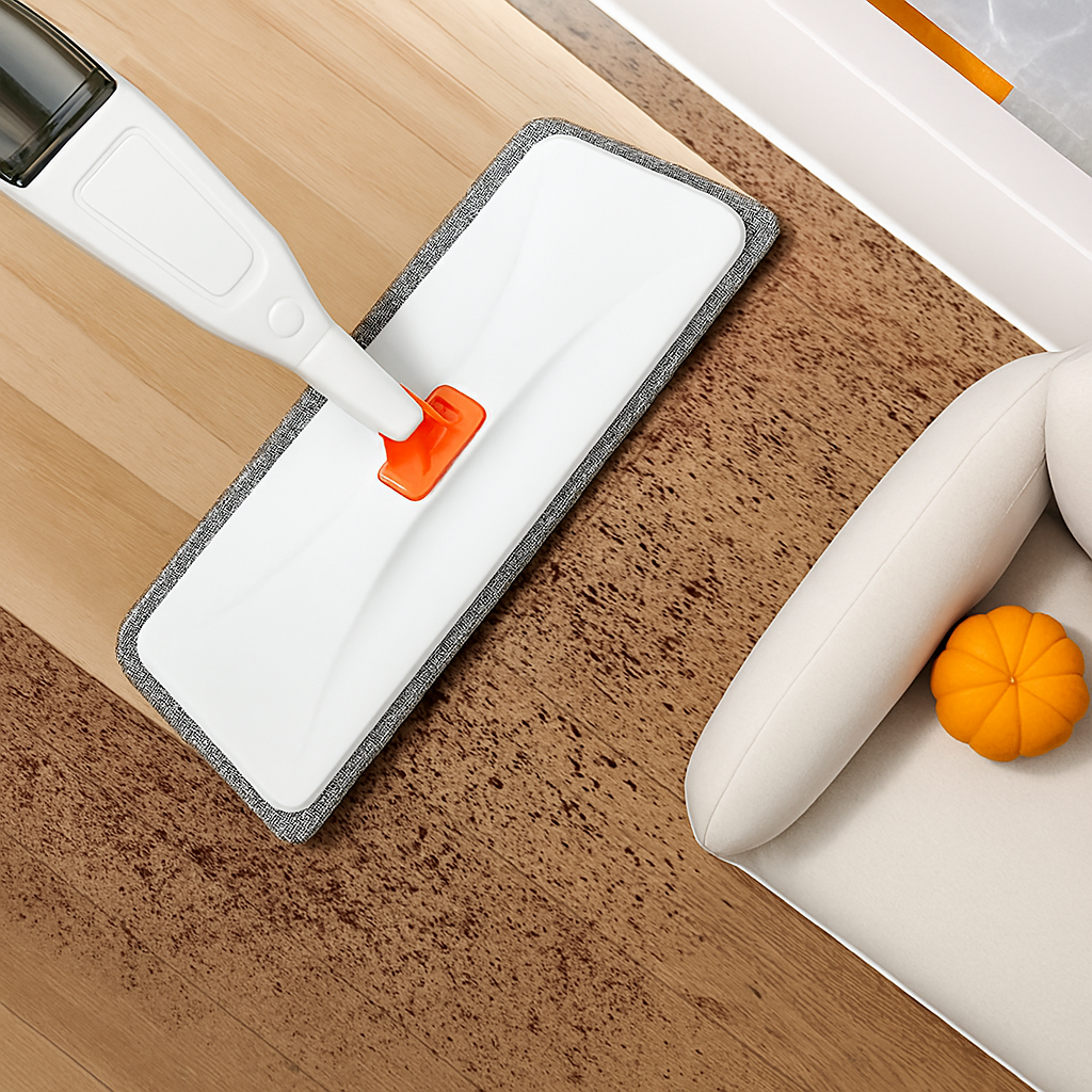 Mocio spray con panno in microfibra sostituibile