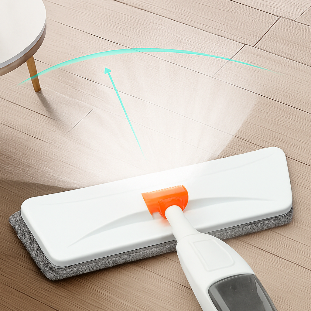 Mocio spray con panno in microfibra sostituibile