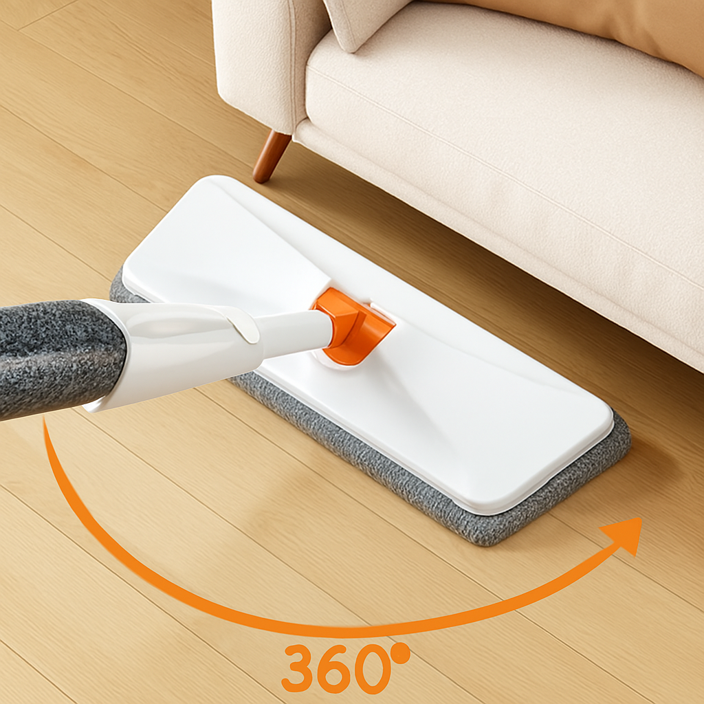 Mocio spray con panno in microfibra sostituibile